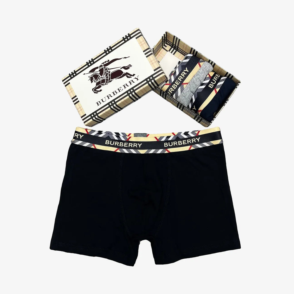 BURBERRY ΣΕΤ 3 ΕΣΩΡΟΥΧΩΝ Black and Grey