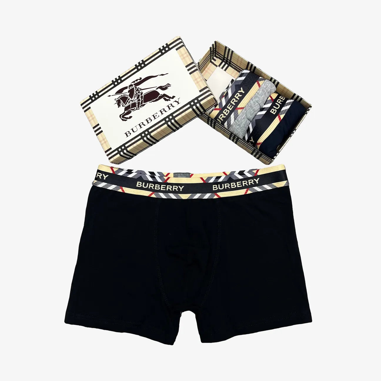 BURBERRY ΣΕΤ 3 ΕΣΩΡΟΥΧΩΝ Black and Grey